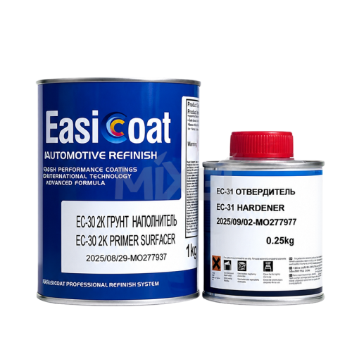 EASICOAT EC-30 +EC-31 2К Грунт-наполнитель акриловый + отвердитель 1+0.25 л (Цвет: Белый)