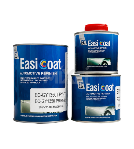 EASICOAT EC-1350 + EC1650 + EC 1750 Грунт эпоксидный + отвердитель + разбавитель 1+0.3+0.2 л (Цвет: Черный)