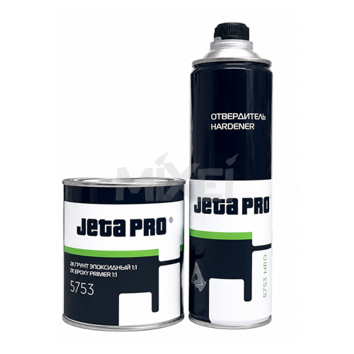 JETA PRO 5753 2К Грунт эпоксидный 1:1 + отвердитель JP 5753 HRD 0.5+0.5л (Цвет: Серый)