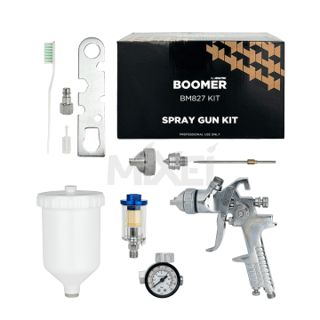 BOOMER 827 KIT HVLP Краскопульт в наборе /1.4/1.7/
