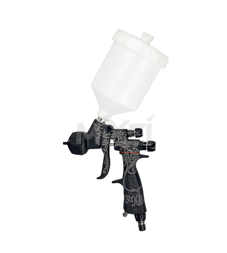 WALCOM Genesi Carbonio 360 HTE Clear Краскопульт (без манометра)