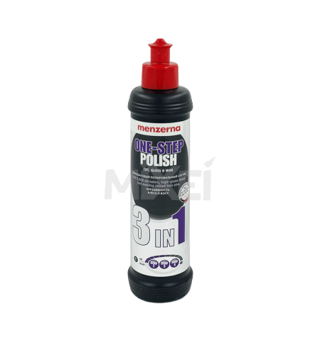 MENZERNA 3 IN 1 One-step Polish Finish Plus Низкоабразивная полировальная паста 250мл