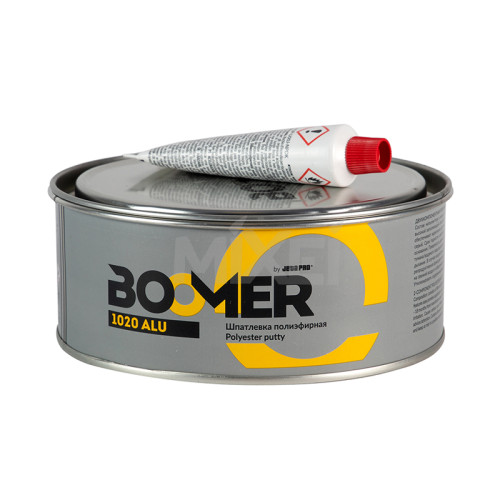 BOOMER 1020 ALU Шпатлевка полиэфирная с алюминиевым наполнителем 1 кг