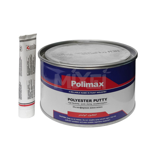 POLIMAX POLYESTER PUTTY Шпатлевка полиэфирная универсальная 2 кг