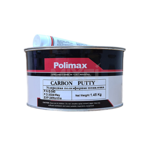 POLIMAX CARBON PUTTY Шпатлевка углеродная полиэфирная 1,45 кг
