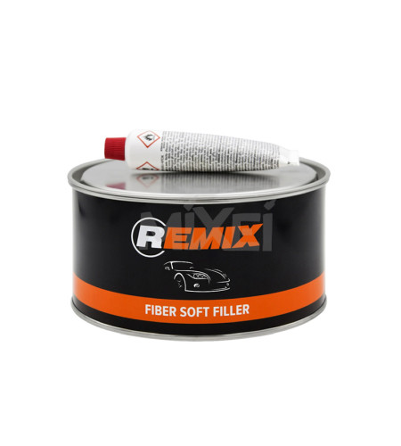 REMIX FIBER SOFT FILLER Шпатлевка полиэфирная со стекловолокном 0.9 кг