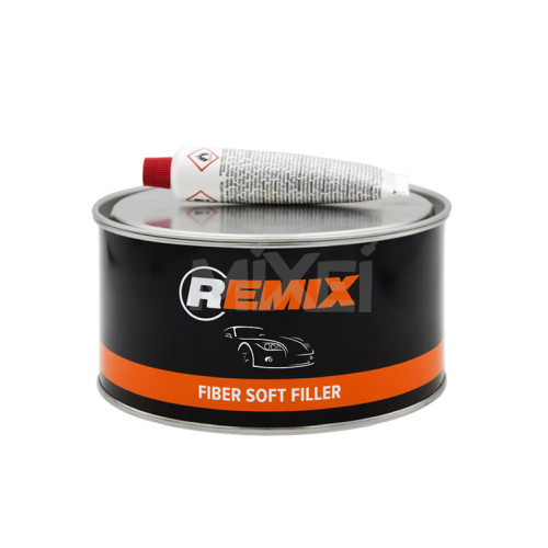 REMIX FIBER SOFT FILLER Шпатлевка полиэфирная со стекловолокном 0.9 кг