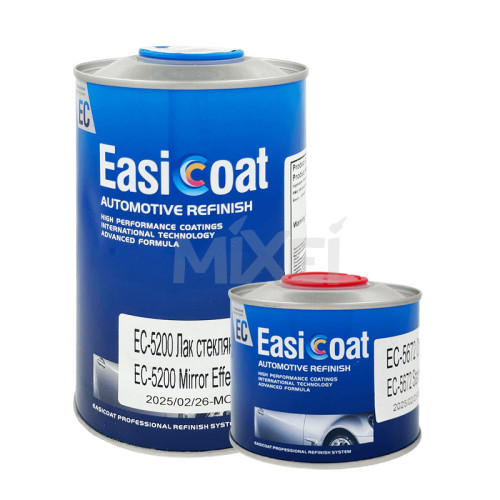 EASICOAT EC-5200 СТЕКЛЯННЫЙ ЭФФЕКТ 2:1 HS Лак акриловый 1 л + 0.5 л отвердитель