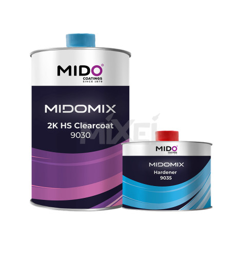 MIDOMIX 9030 2:1 HS Лак акриловый 1 л + 0.5 л отвердитель