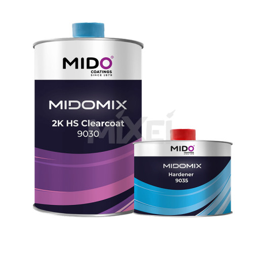 MIDOMIX 9030 2:1 HS Лак акриловый 1 л + 0.5 л отвердитель